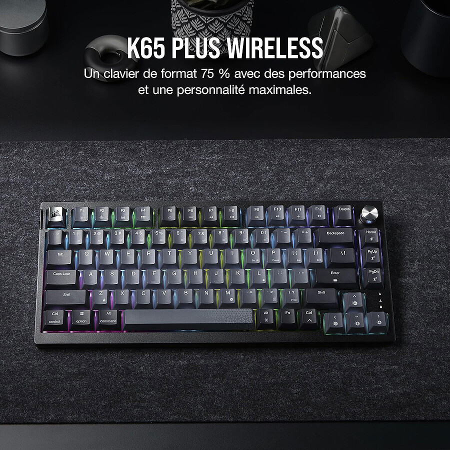 Corsair K65 Plus Wireless - Corsair MLX Red