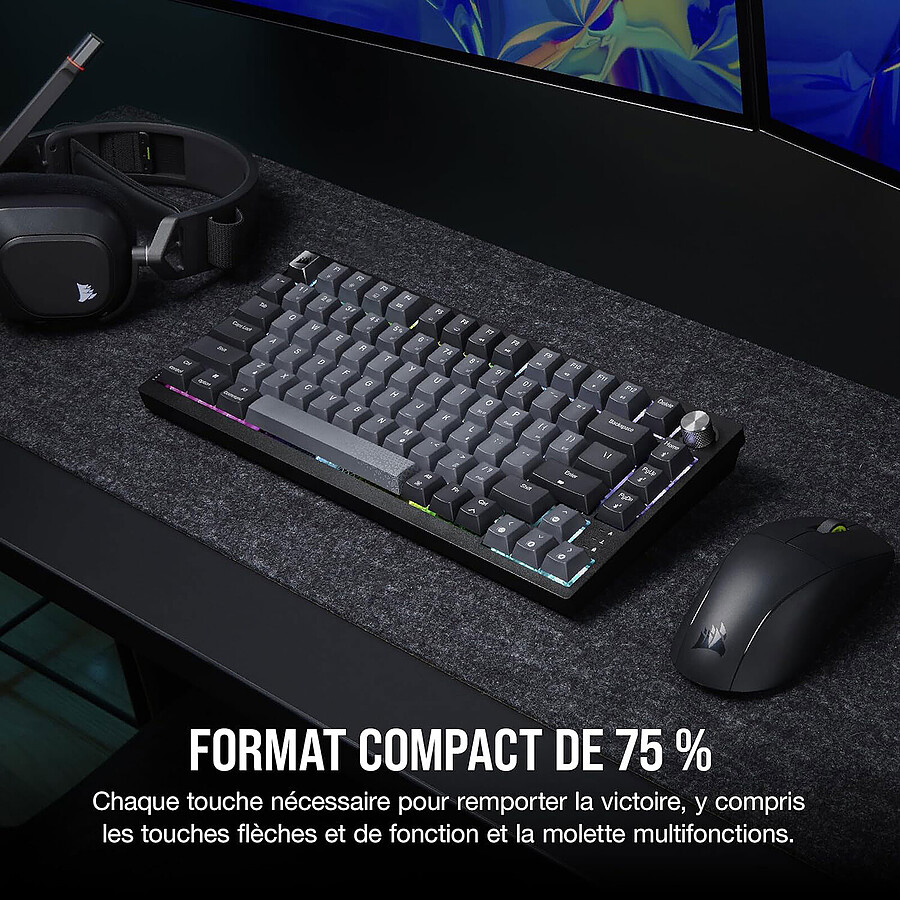 Corsair K65 Plus Wireless - Corsair MLX Red