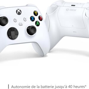 Microsoft Manette Xbox - Robot White - Sans fil