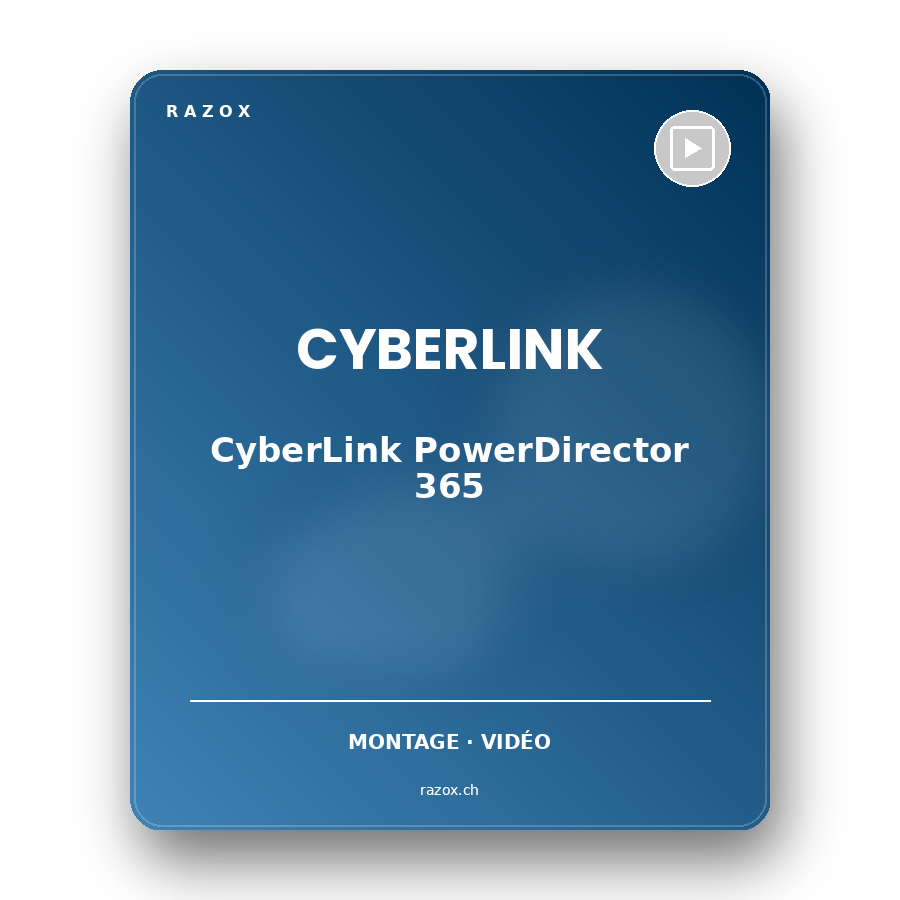 CyberLink PowerDirector 365 (abonnement 1 an)