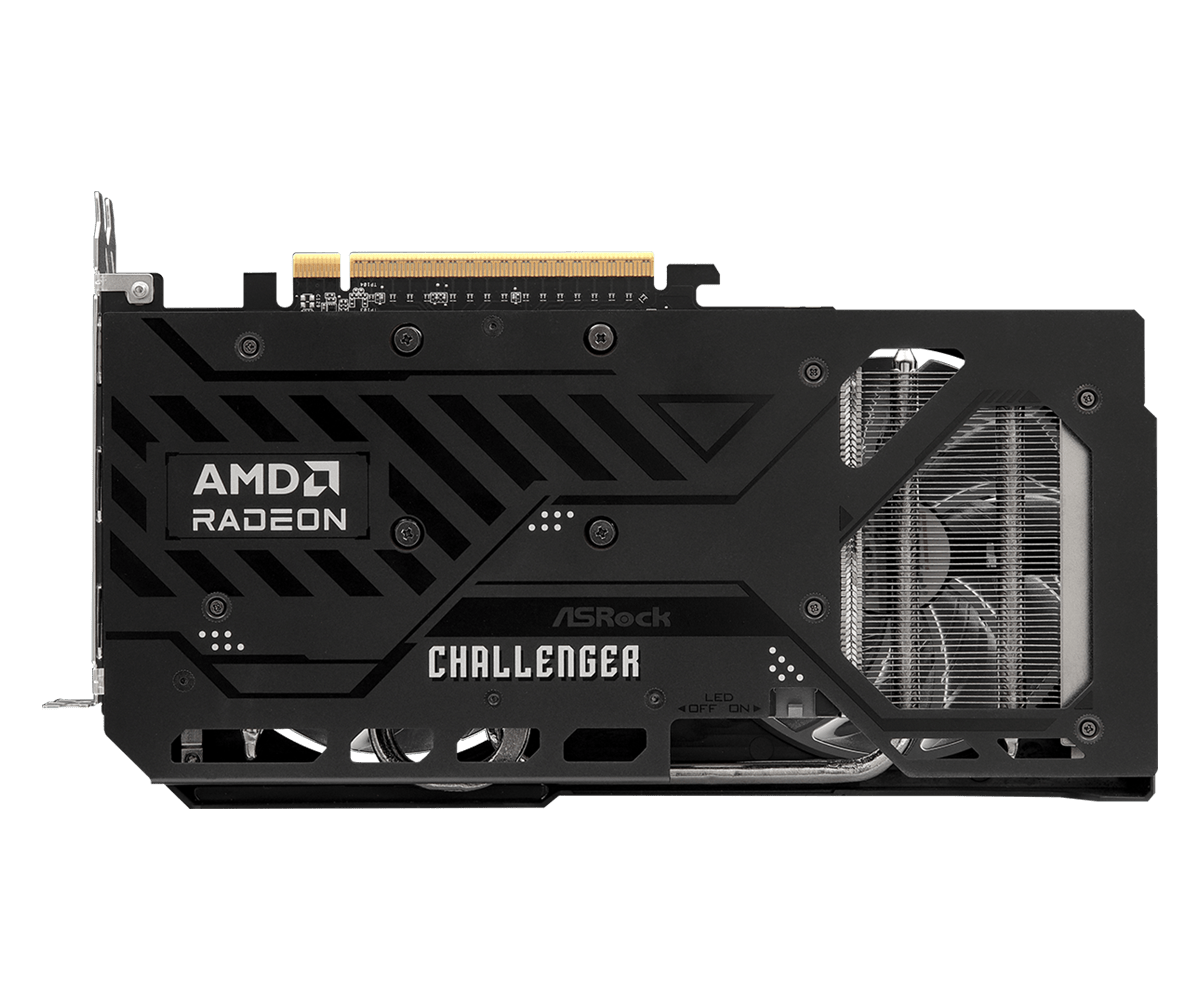 ASRock Radeon RX 9060 XT Challenger 16 Go OC - Côté