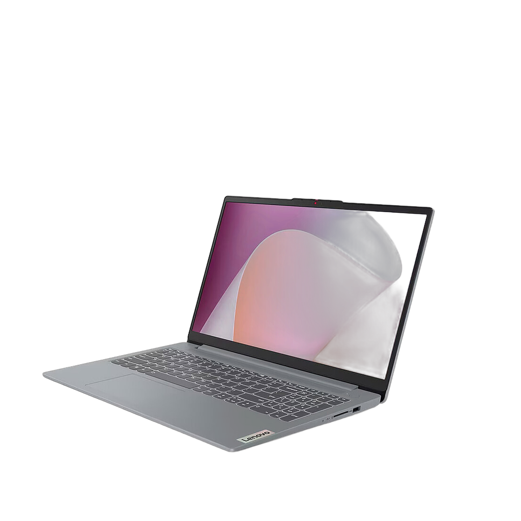 Lenovo IdeaPad 1: AMD Ryzen 3, 8GB/512GB, 15.6" Cloud Grey — vue angle