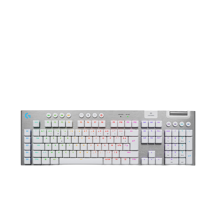Logitech G G915 X Lightspeed GL Tactile - Blanc