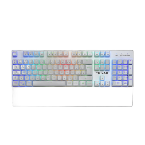 The G-Lab Keyz Rubidium - Outemu Red - Blanc