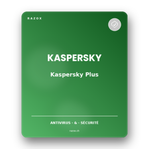 Kaspersky Plus 5 utilisateurs 1 an