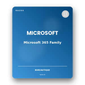 Microsoft 365 Family 6 utilisateurs 1 an