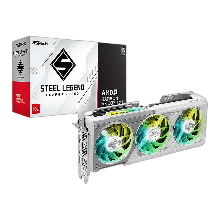 ASRock RX 9070 XT Steel Legend