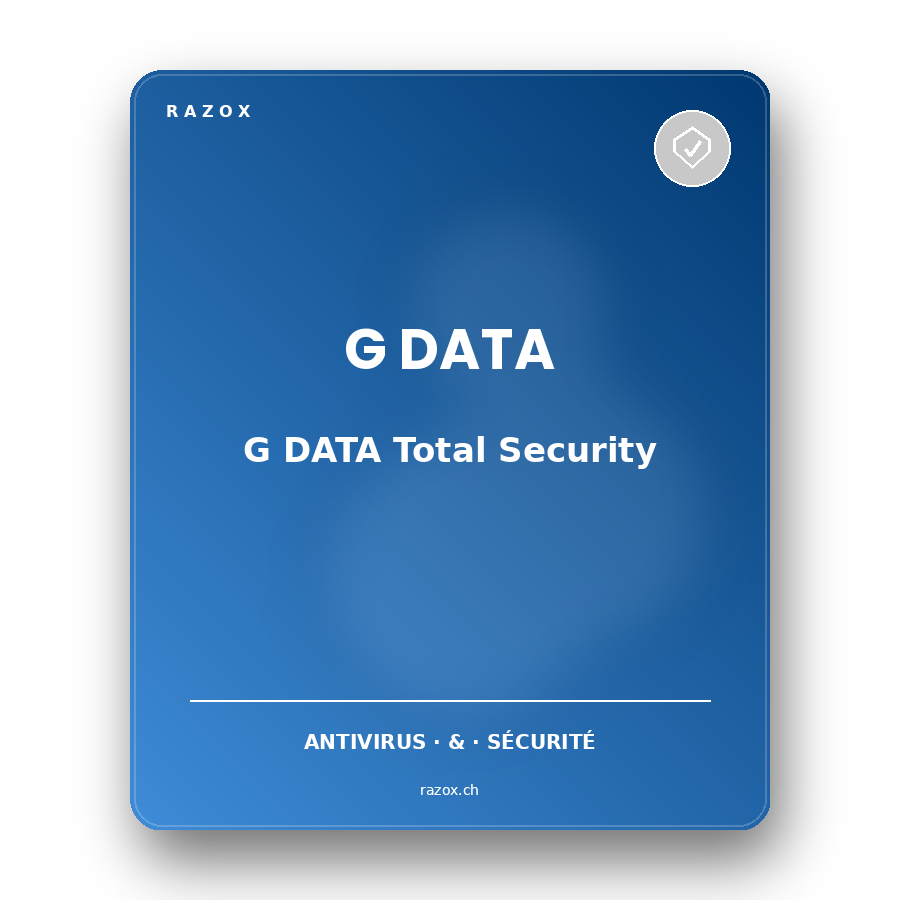 G DATA Total Security 5 appareils 1 an