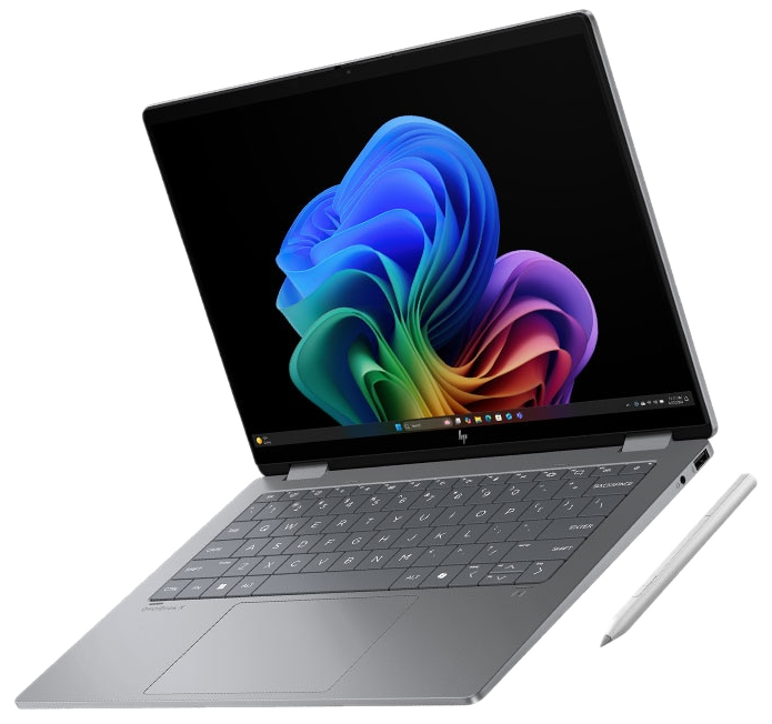 HP OmniBook X Flip — vue ouverte