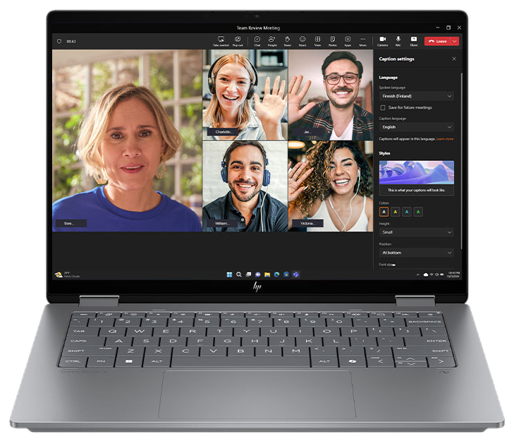 HP OmniBook X Flip — connectique