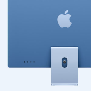 Apple iMac M4 blue vue arrière