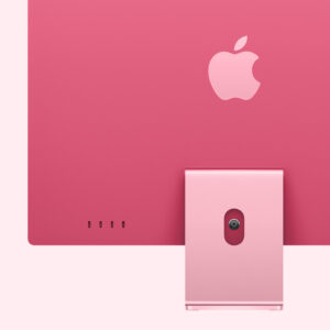 Apple iMac M4 pink vue arrière