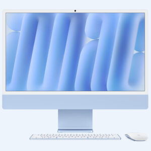 Apple iMac M4 blue vue avant