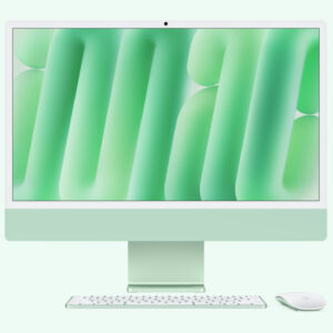 Apple iMac M4 green vue avant