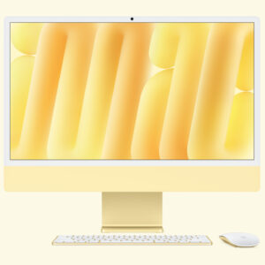 Apple iMac M4 yellow vue avant
