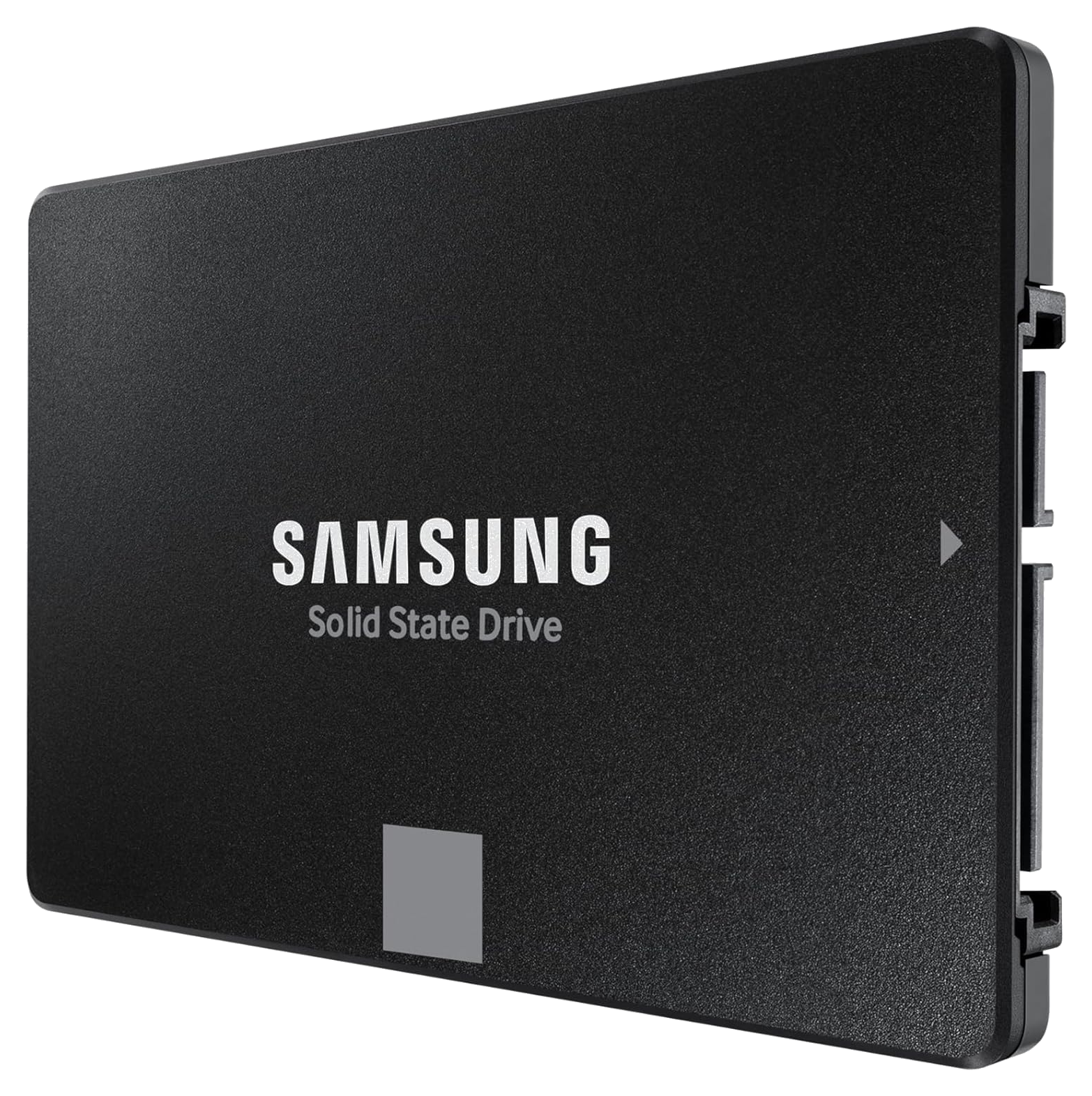 Samsung 870 EVO 4 To - vue angle connecteurs SATA