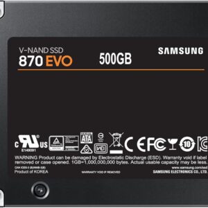 Samsung 870 EVO 500 Go - verso