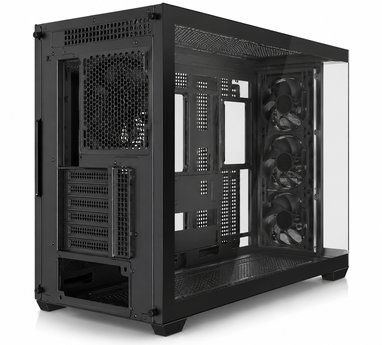 Boîtier PC Razox Onyx V1 noir verre panoramique 4 ventilateurs PWM