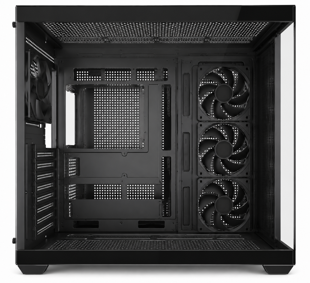 Boîtier PC Razox Onyx V1 noir verre panoramique 4 ventilateurs PWM