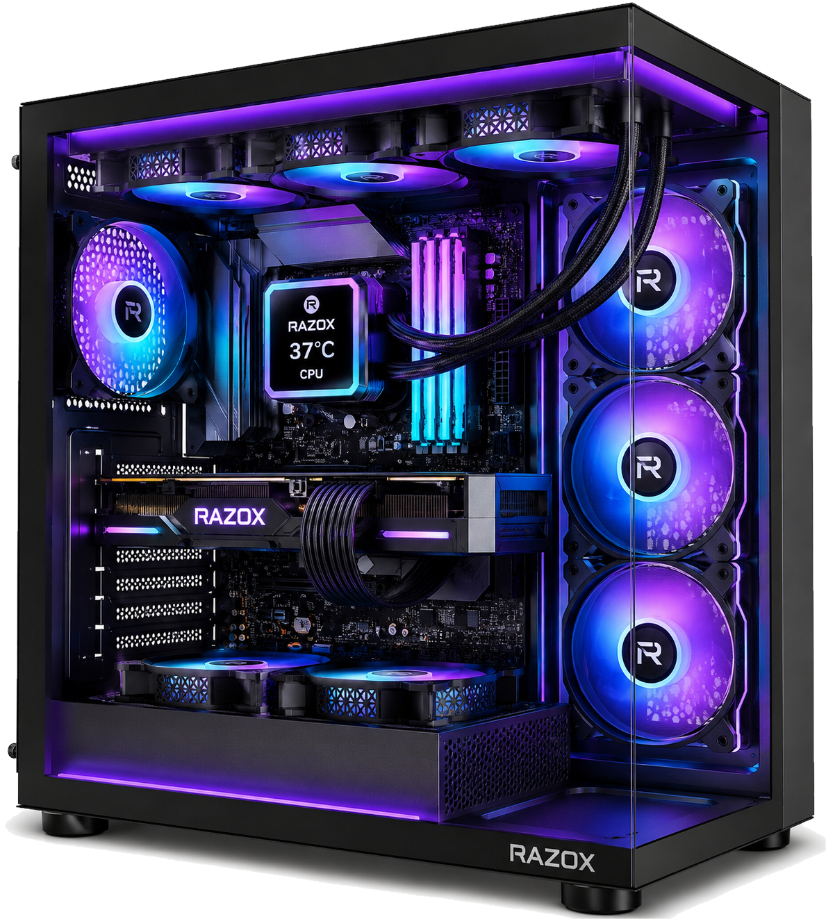 Razox Nebula V1 — boîtier PC gaming Razox
