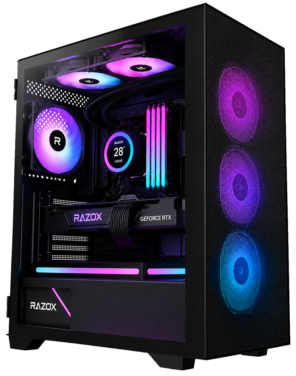 Razox Polar V1 — boîtier PC gaming Razox
